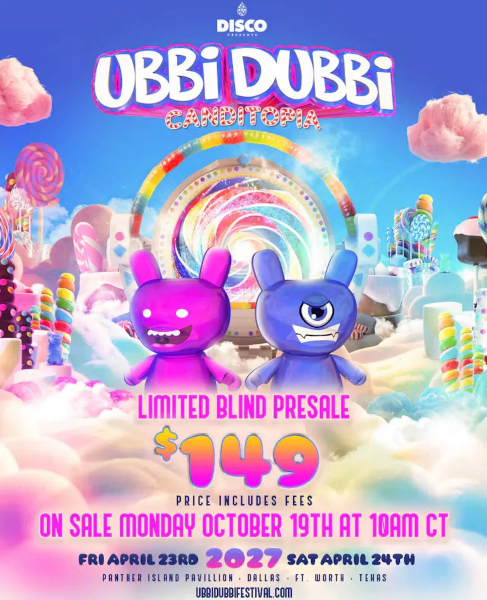 Ubbi Dubbi — Panther Island Pavilion · Fri Apr 23–24