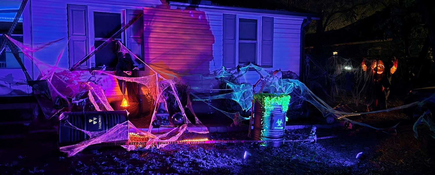 Toxic Biohazard Skeleton Graveyard