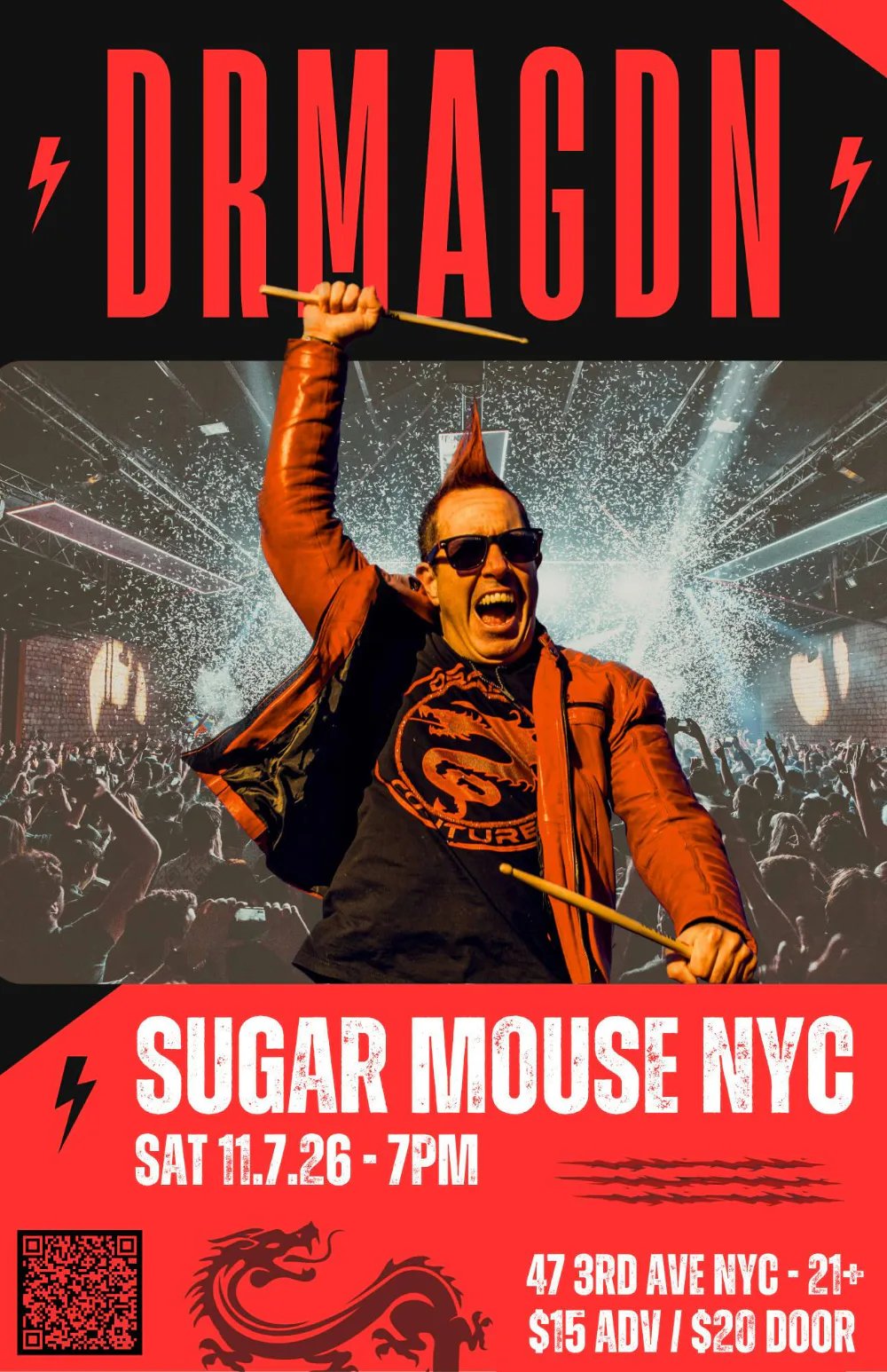 DRMAGDN — Sugar Mouse NYC · Sat Nov 7