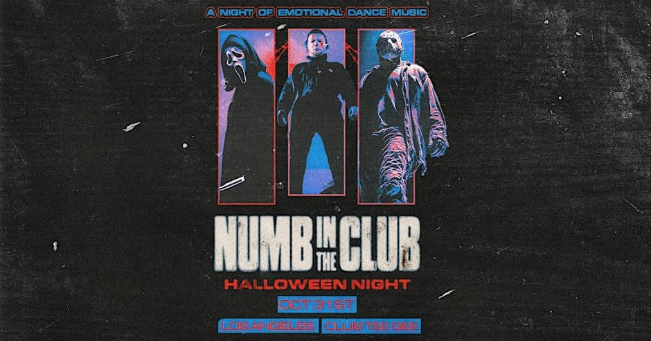 Numb In The Club Halloween — Club Tee Gee · Sat Oct 31
