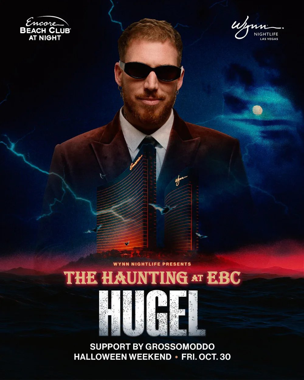 HUGEL, GROSSOMODDO — Encore Beach Club At Night · Fri Oct 30