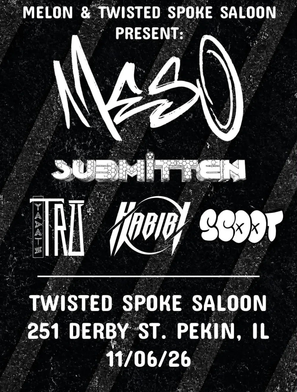 MeSo — Twisted Spoke Saloon · Fri Nov 6