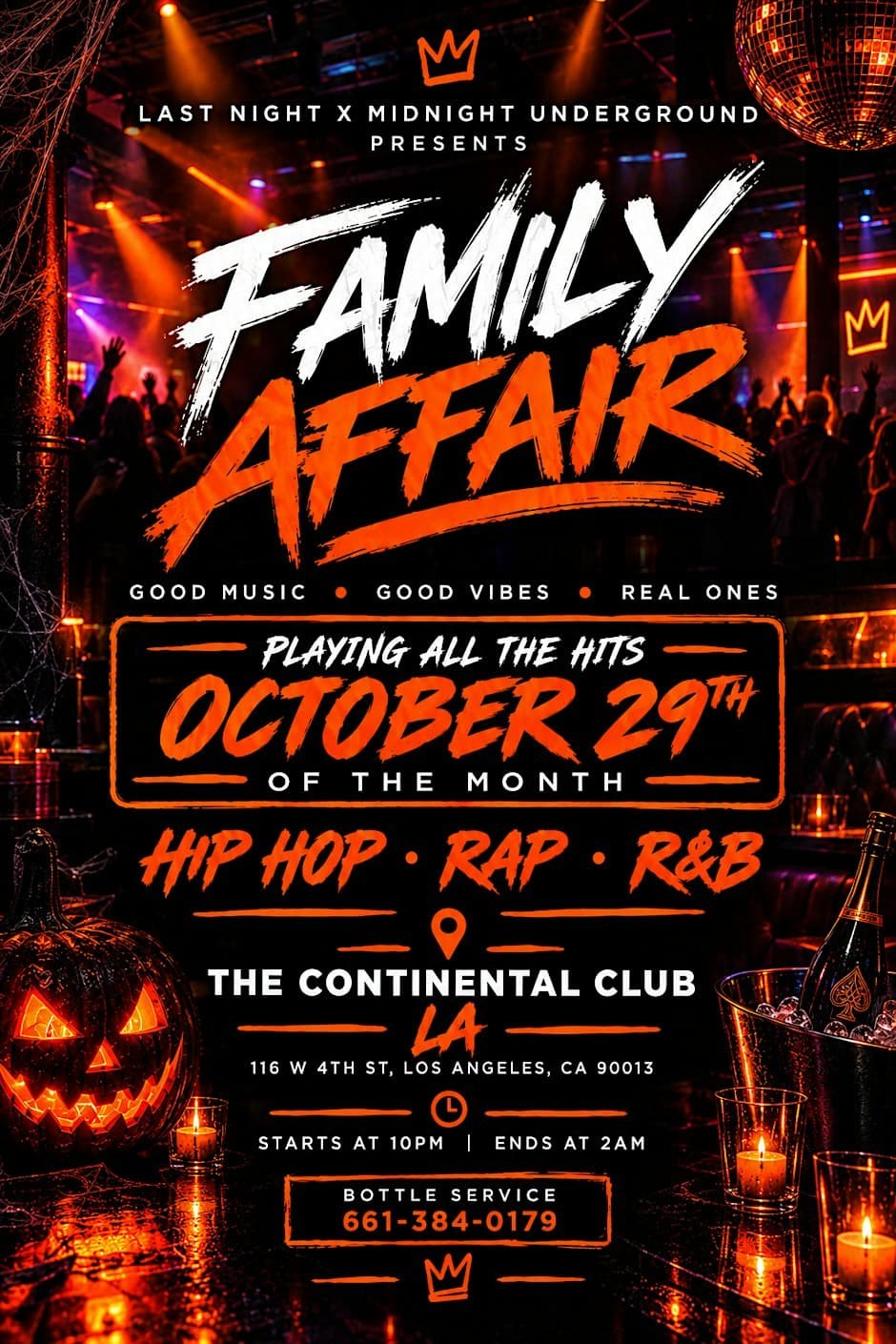 Family Affair Halloween — Continental Club · Thu Oct 29