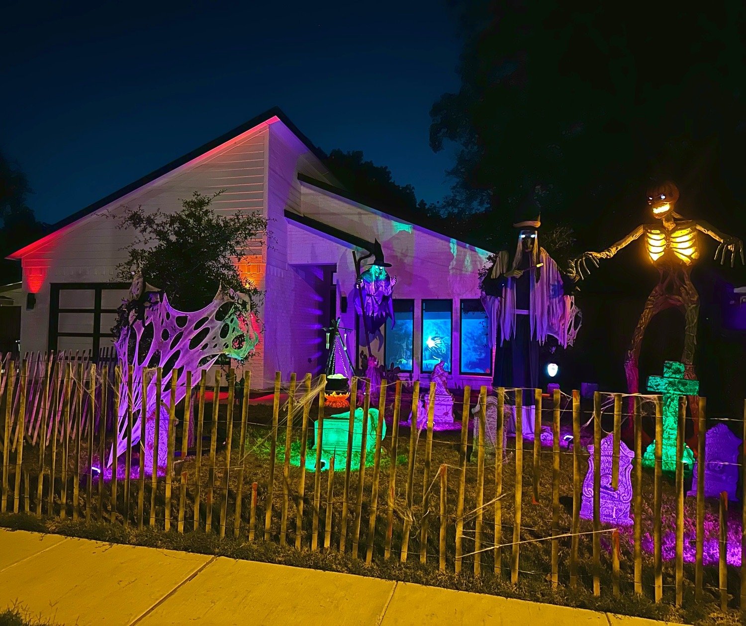 yard display and candy