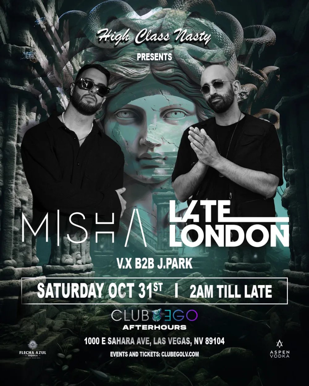 Misha, Late London — Club EGO · Sun Nov 1