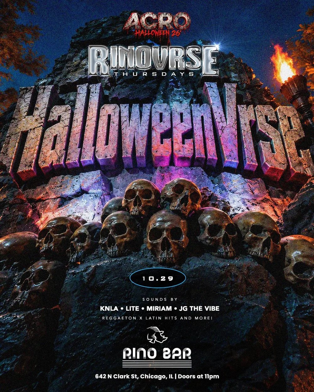 RINOVRSE — RiNo Bar · Thu Oct 29