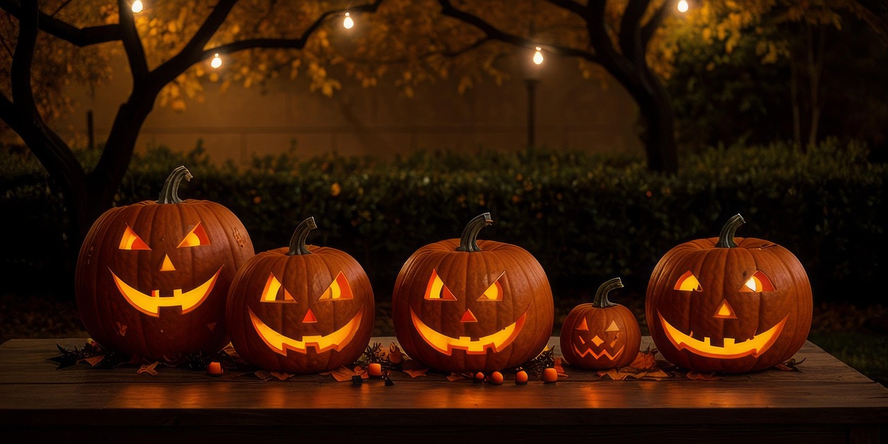 12 Green Acre Dr Halloween Display