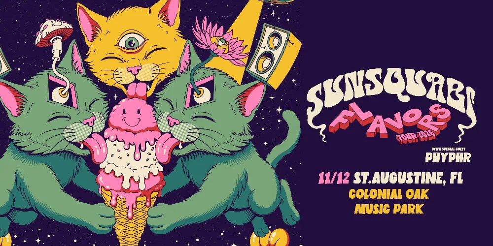 Sunsquabi — Colonial Oak Music Park · Thu Nov 12
