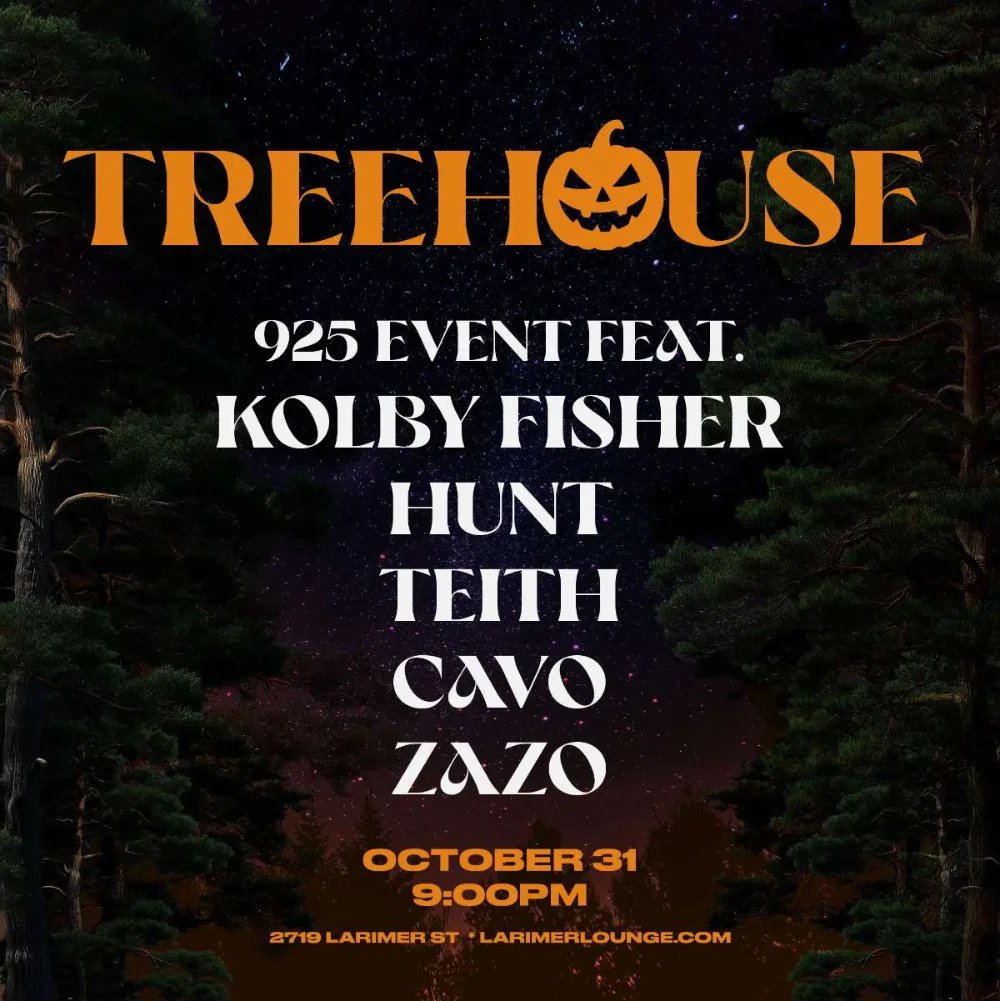 Kolby Fisher, Hunt, Teith — Treehouse Miami Beach · Sat Oct 31