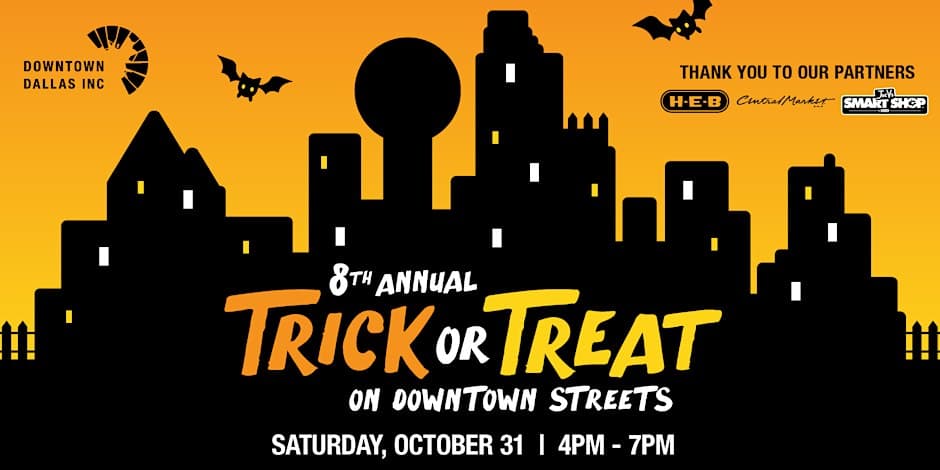 Trick or Treat on Downtown Streets — Downtown Dallas (starts at Main Street Garden Park) · Sat Oct 31