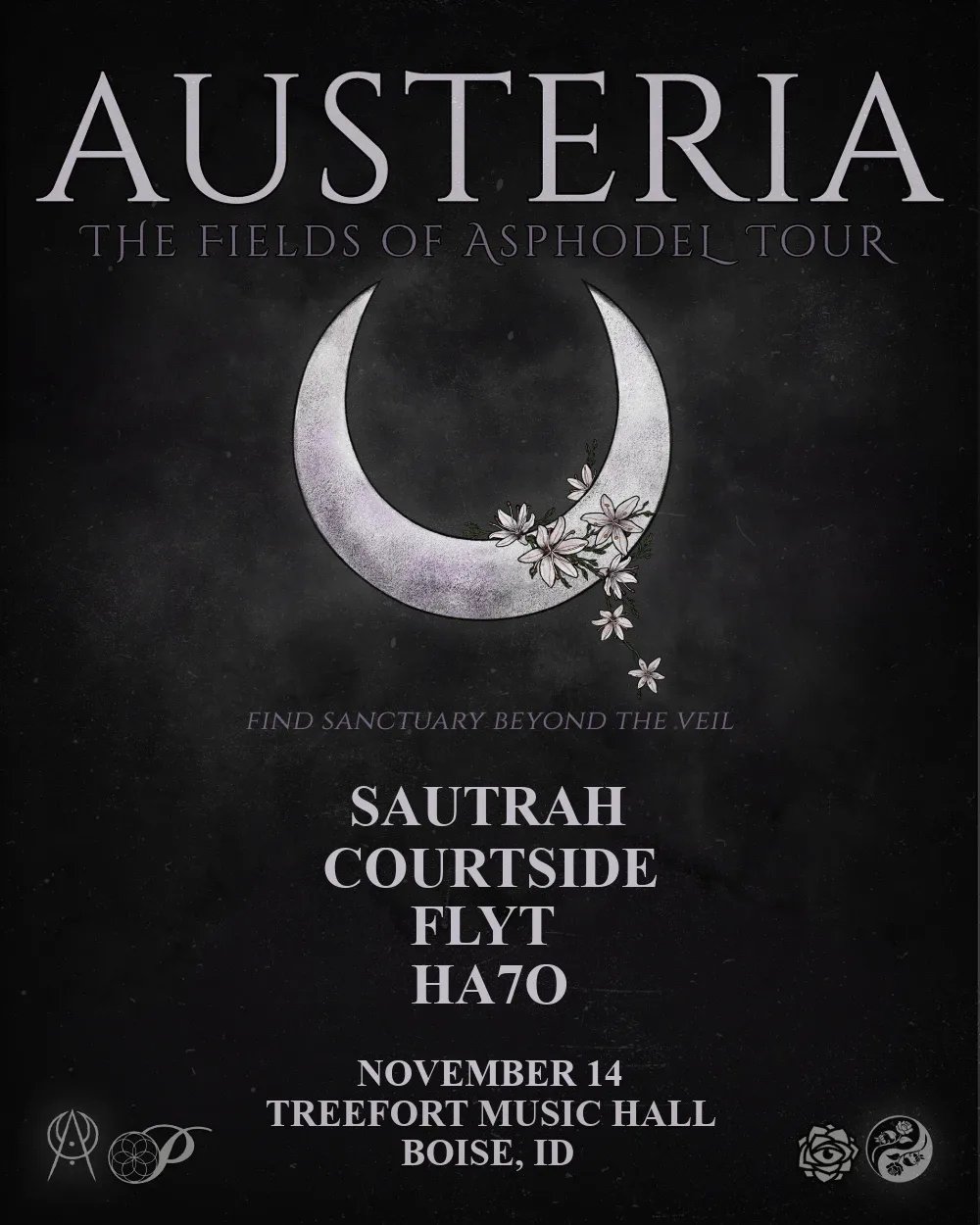 Austeria: Sautrah — Treefort Music Hall · Sat Nov 14
