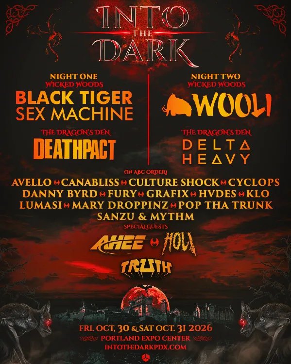 Red Cube Presents - Into The Dark, Day 2 — Portland Expo Center · Sat Oct 31