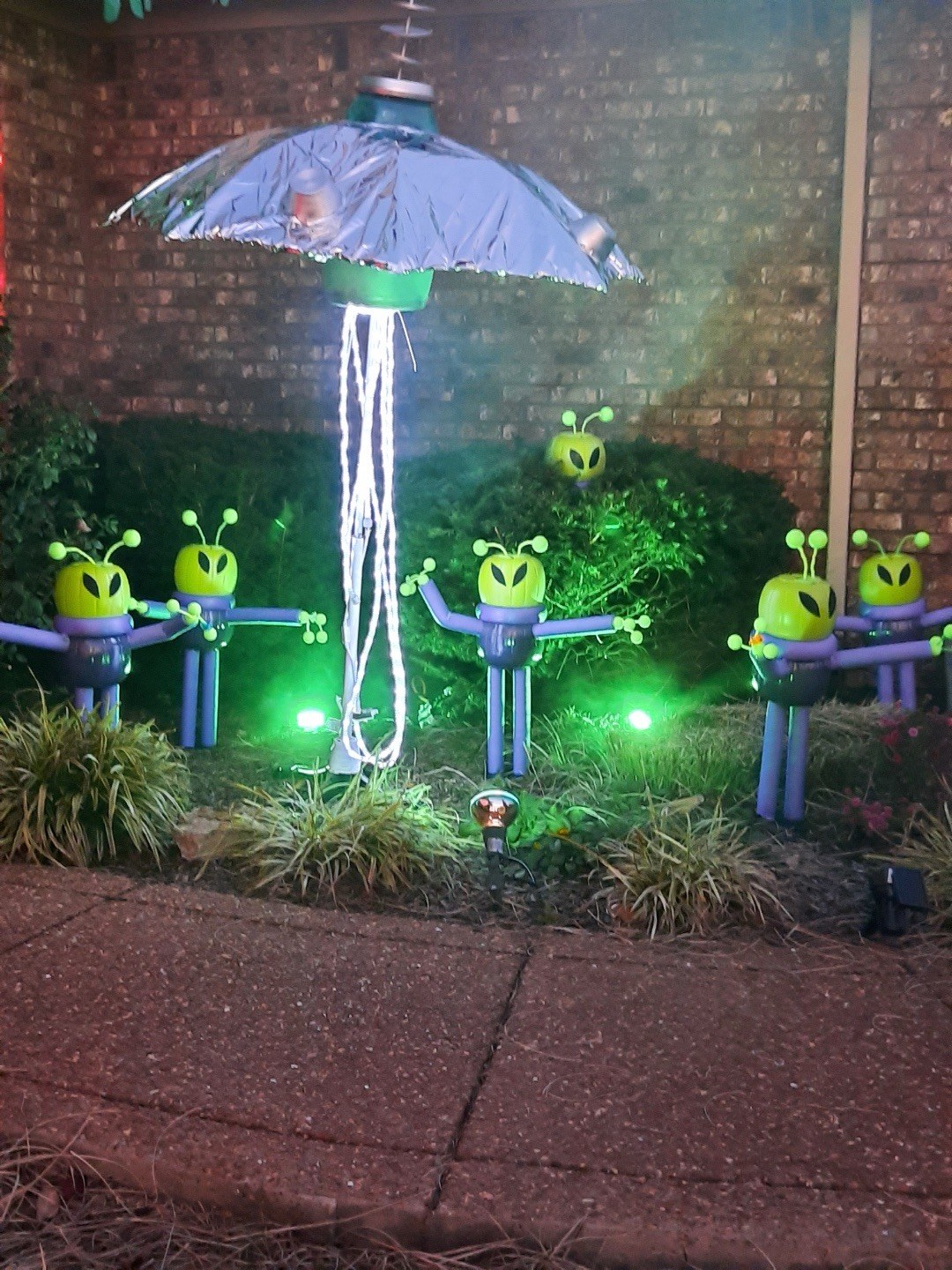 Aliens Crashed Into The Pumpkin Patch