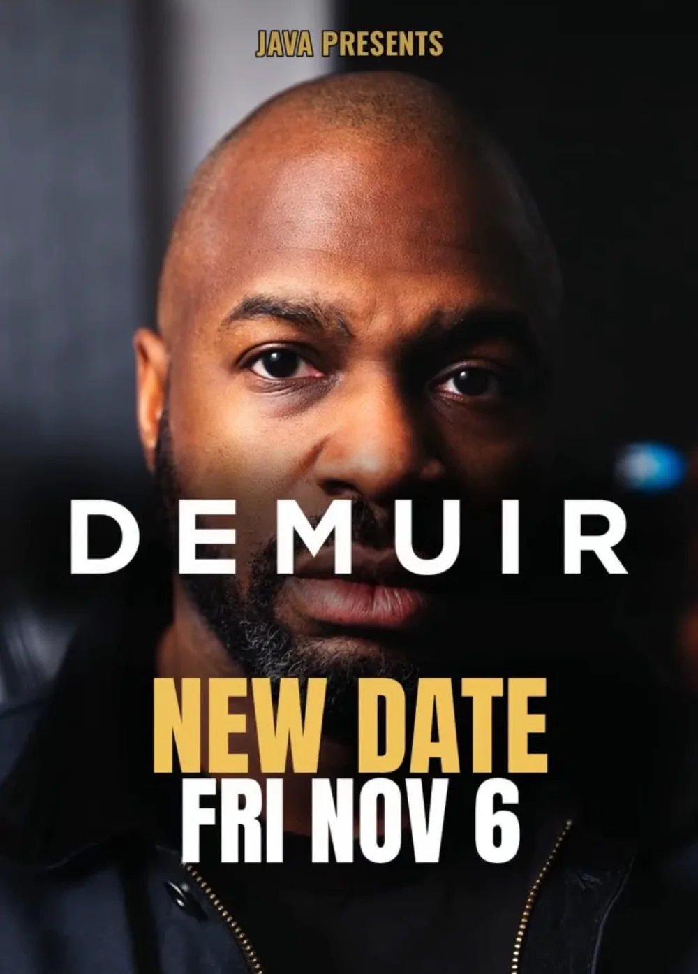 Java Presents: Demuir — Hot Java Bar · Fri Nov 6