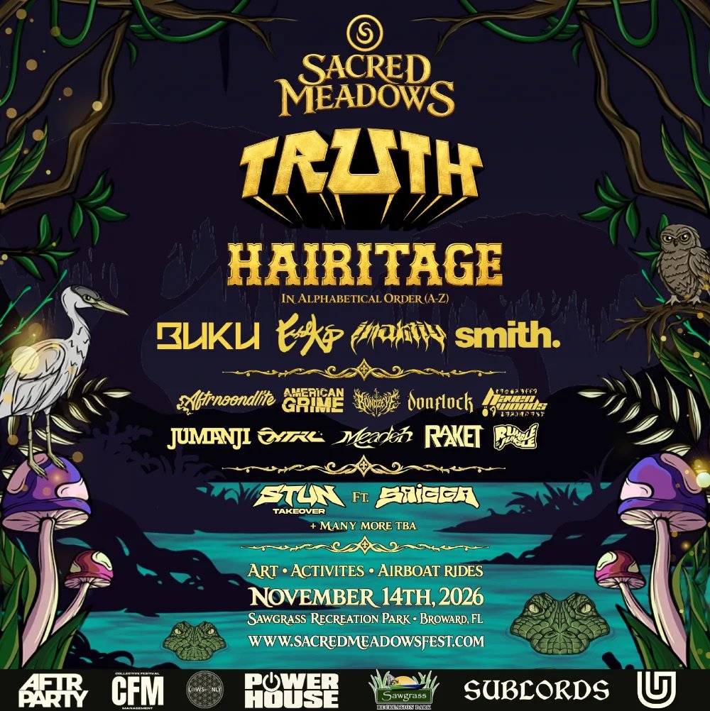 Sacred Meadows Art & Music Project — Sawgrass Recreation Park · Sat Nov 14