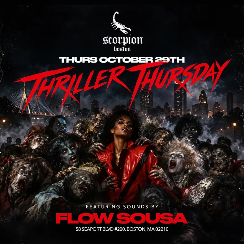 Thriller Thursday — Scorpion Bar Boston · Thu Oct 29