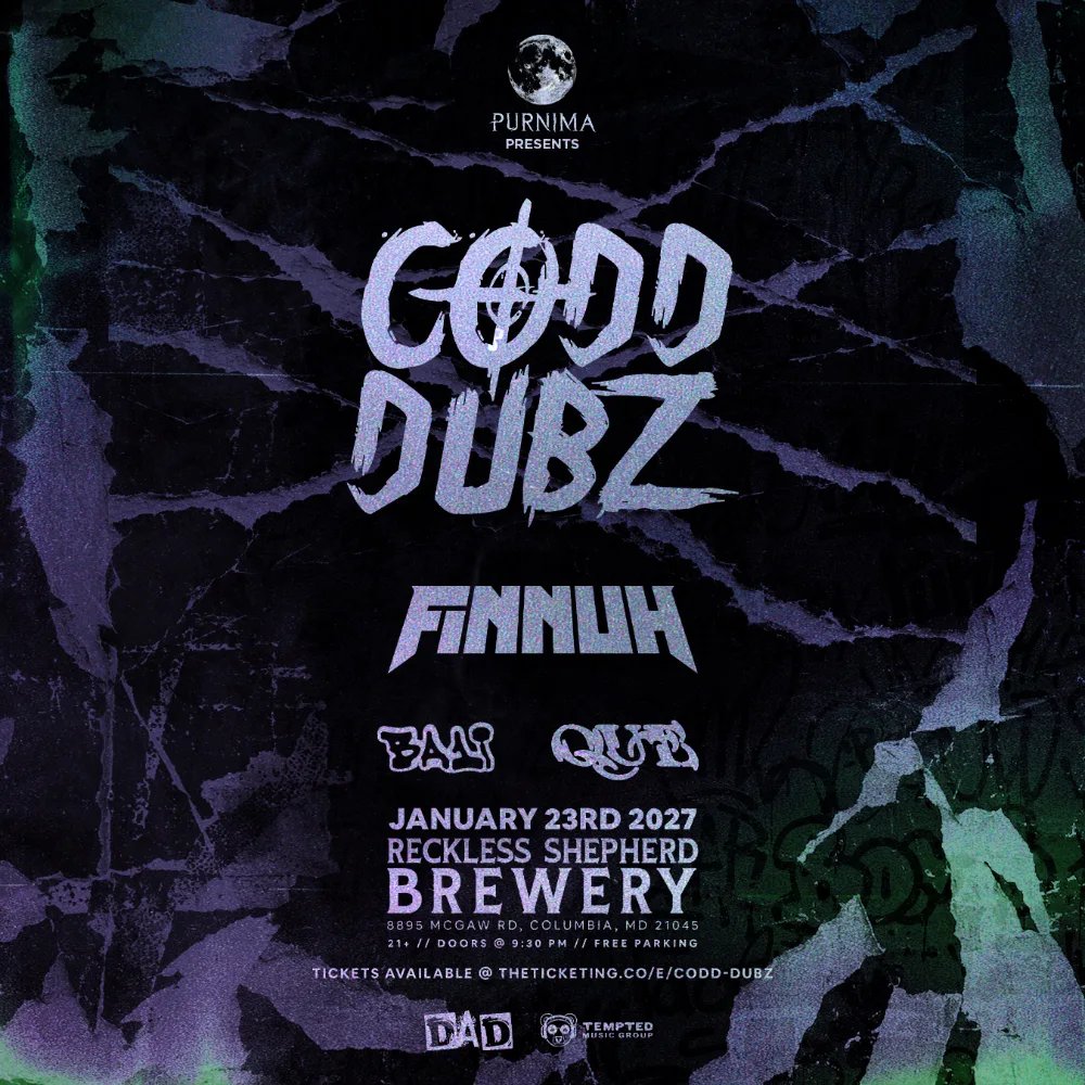 Codd Dubz, Finnuh, BA1i, Que — Reckless Shepherd Brewing Co. · Sat Jan 23