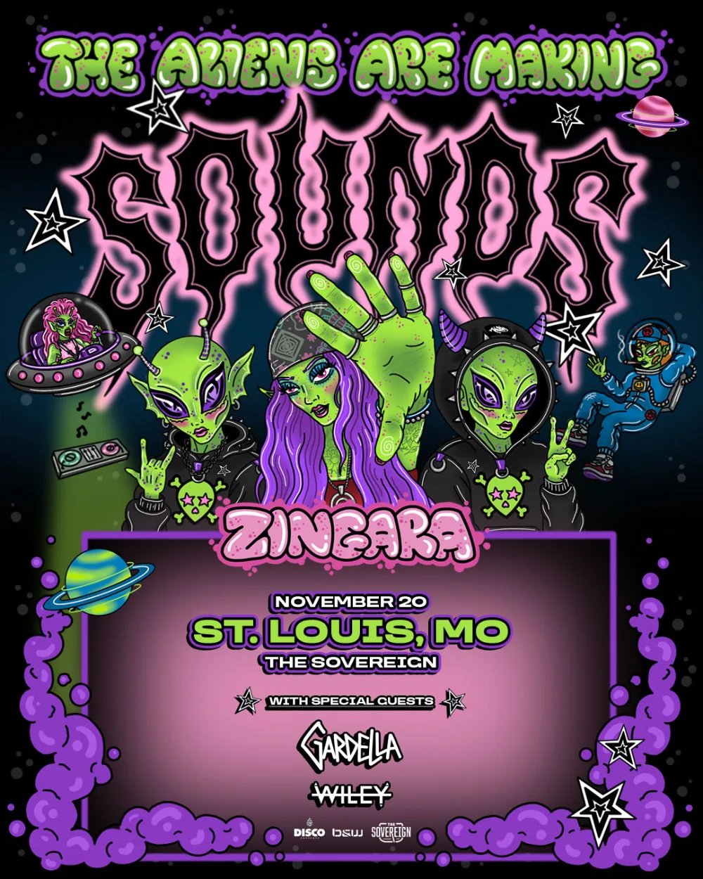 Zingara, Wiley, Gardella — The Sovereign St. Louis · Fri Nov 20