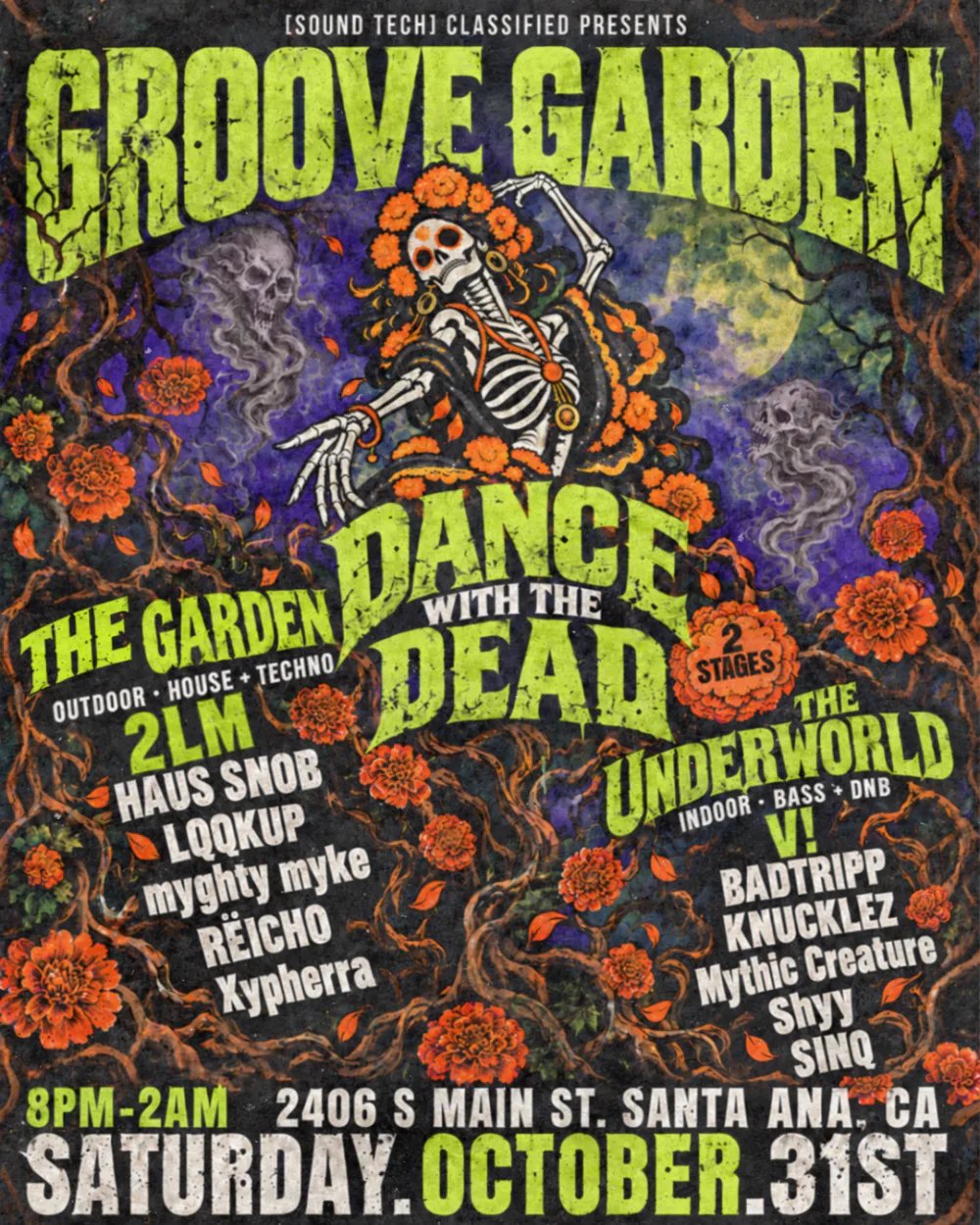 Groove Garden: Dance with the Dead — 2406 S Main St · Sat Oct 31
