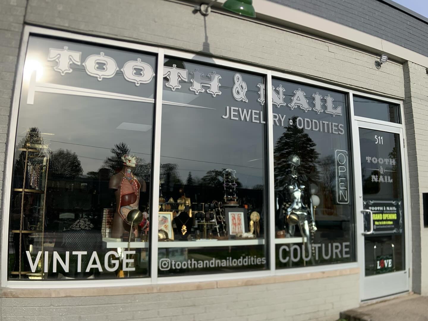 Tooth and Nail jewelry oddities