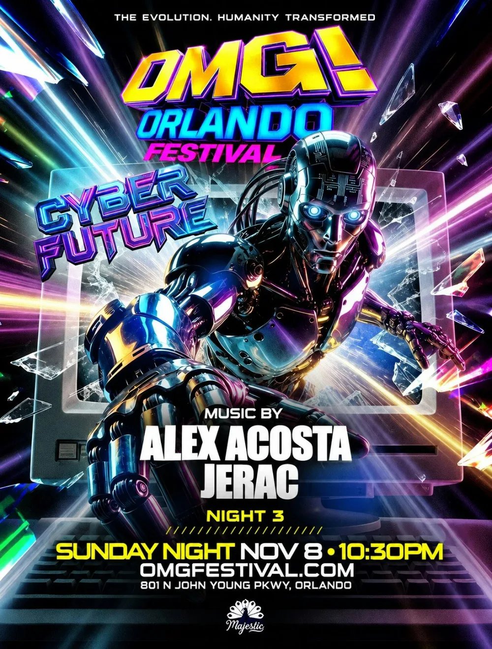 Jerac, Alex Acosta — Majestic Event Center · Sun Nov 8