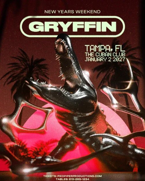 Gryffin — Cuban Club Courtyard (Outdoors) · Sat Jan 2