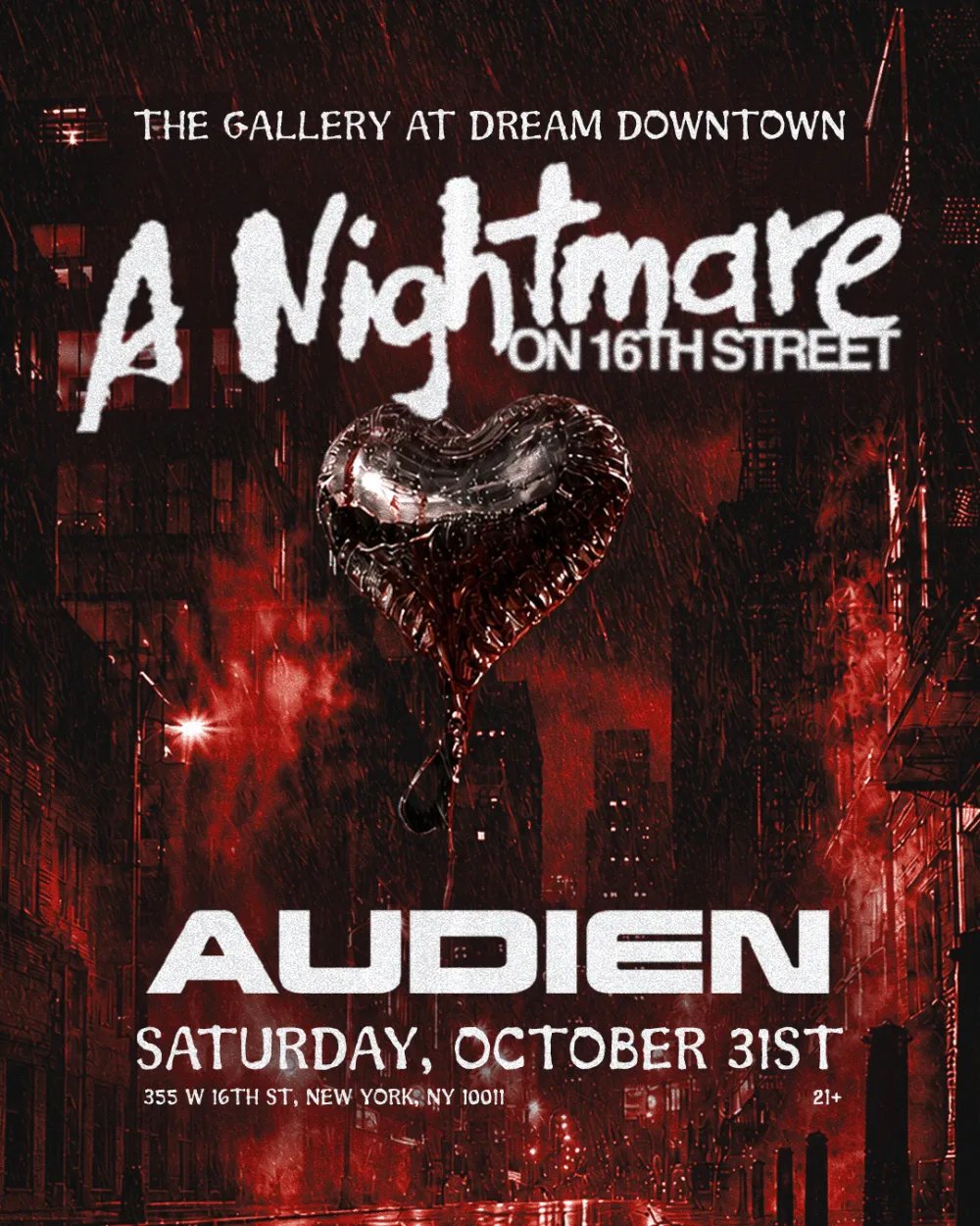 Audien — The Gallery at Dream Downtown · Sat Oct 31
