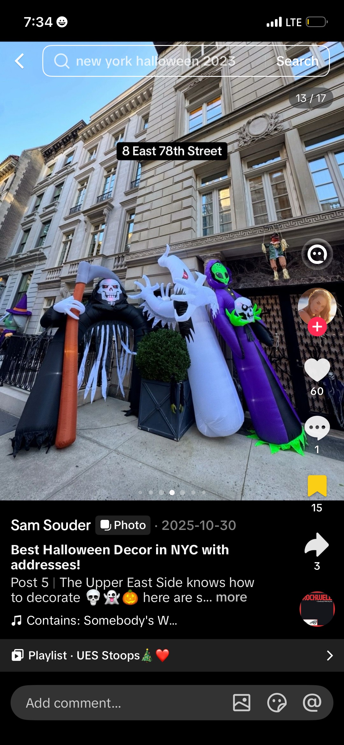 100 E 76th St Stoop Display