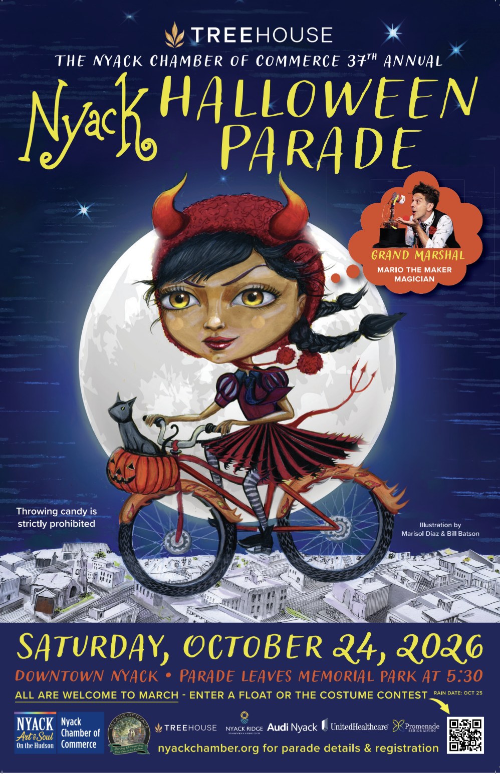 Nyack Halloween Parade (37th Annual) — Downtown Nyack · Sat Oct 24 · 5:30pm · FREE