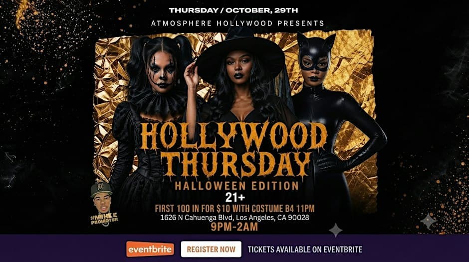 Pre-Halloween Party — The Room Hollywood · Thu Oct 29