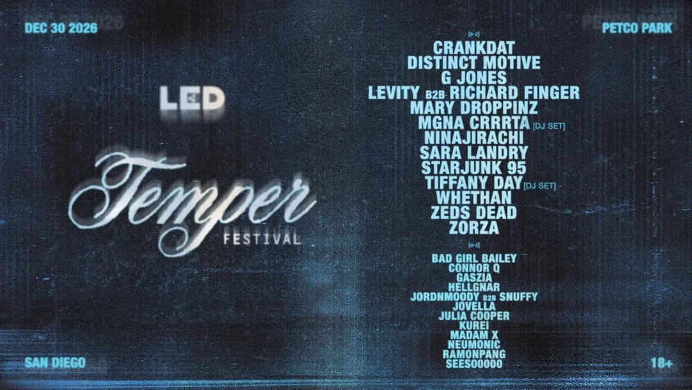 Temper Festival — Petco Park · Wed Dec 30