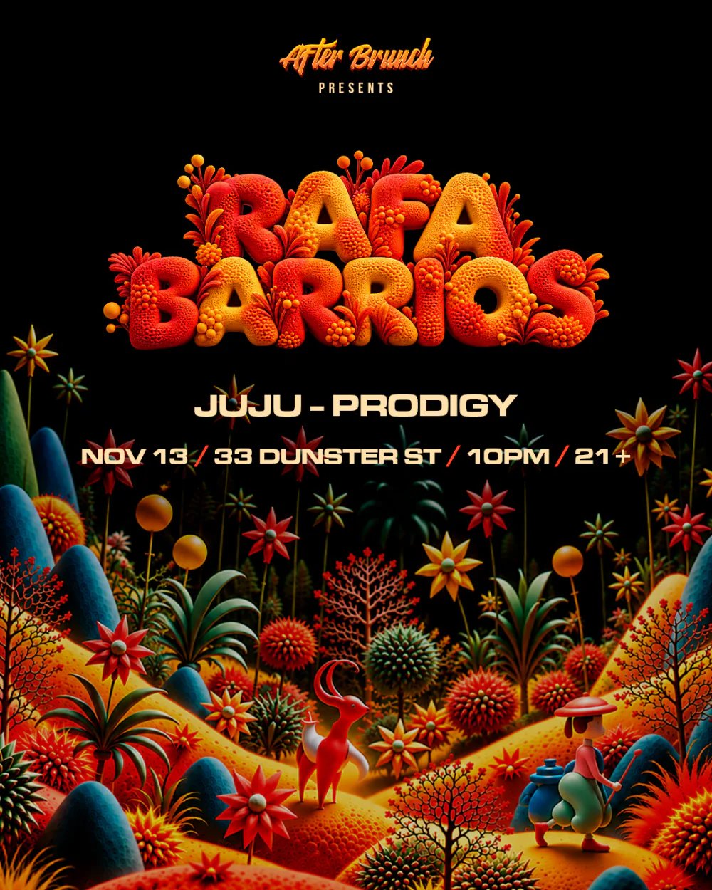 After Brunch Presents: Rafa Barrios — Descent · Fri Nov 13