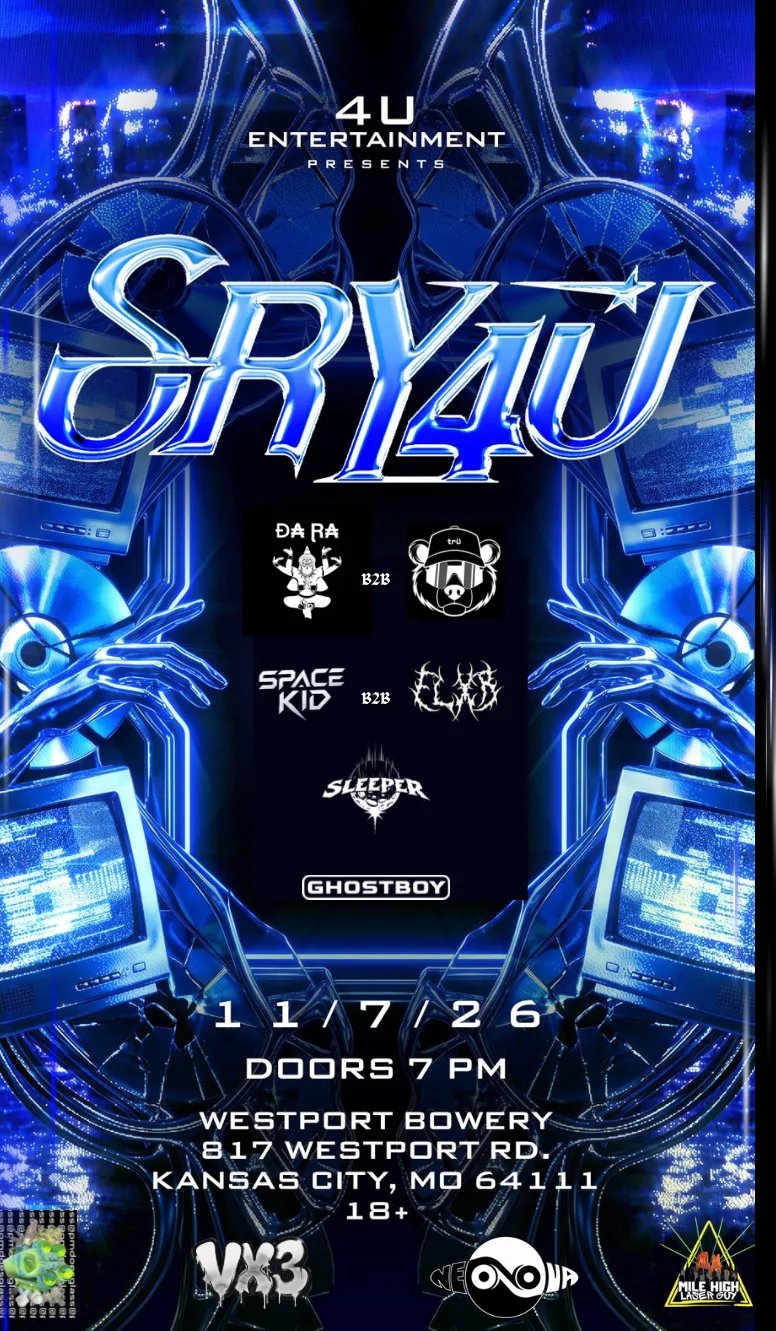 ATONEMENT SESSION: SRY4U, DA RA, trü_dubs, Sleeper, Ghostboy — Westport Bowery · Sat Nov 7