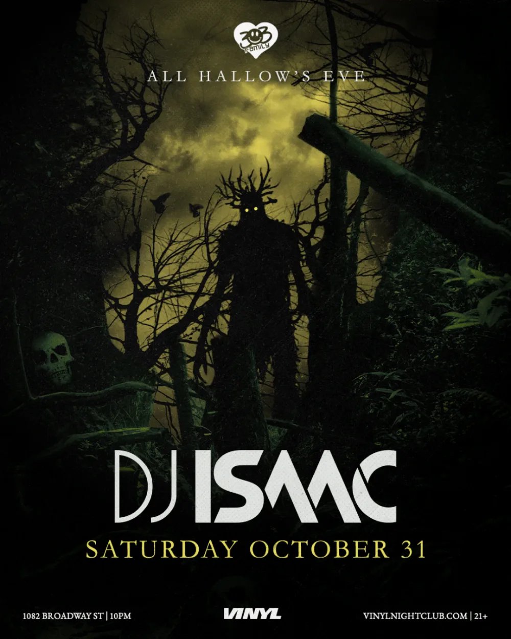 DJ Isaac — Club Vinyl · Sat Oct 31