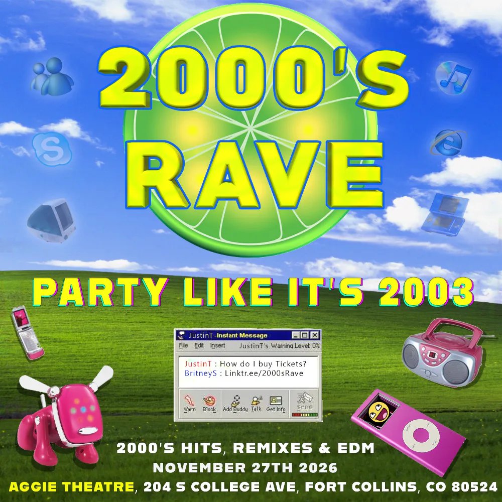 2000s Rave — Aggie Theatre · Fri Nov 27