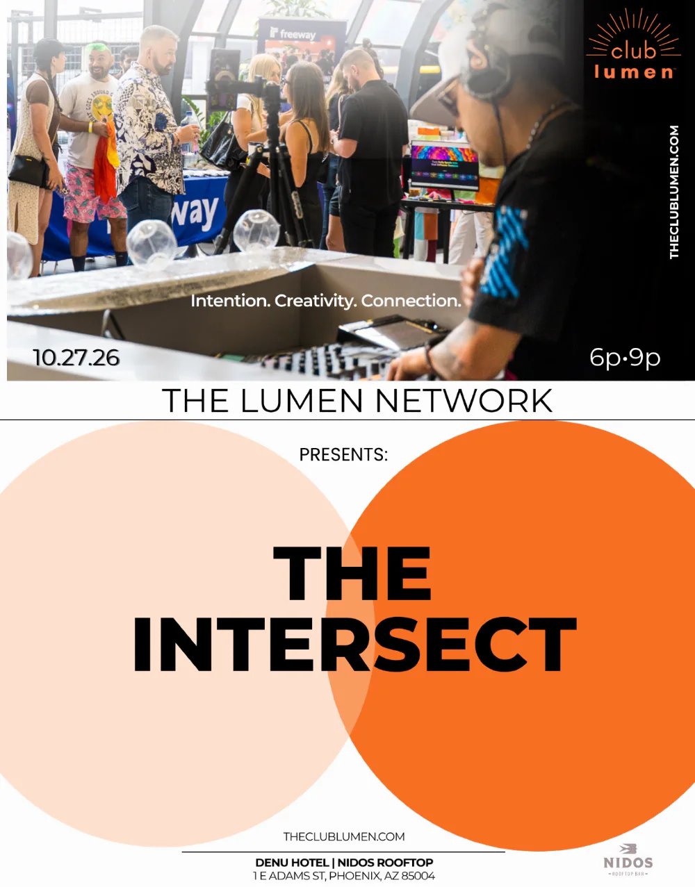 Club Lumen presents - The Intersect: DCVCV, Joyboy — Denu Hotel · Tue Oct 27
