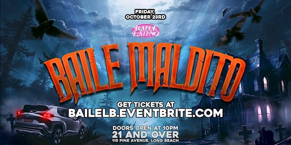 Baile Maldito Halloween — Alegria, Long Beach · Fri Oct 23