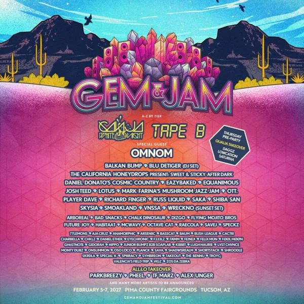 Gem & Jam — Pima County Fairgrounds · Fri Feb 5–7