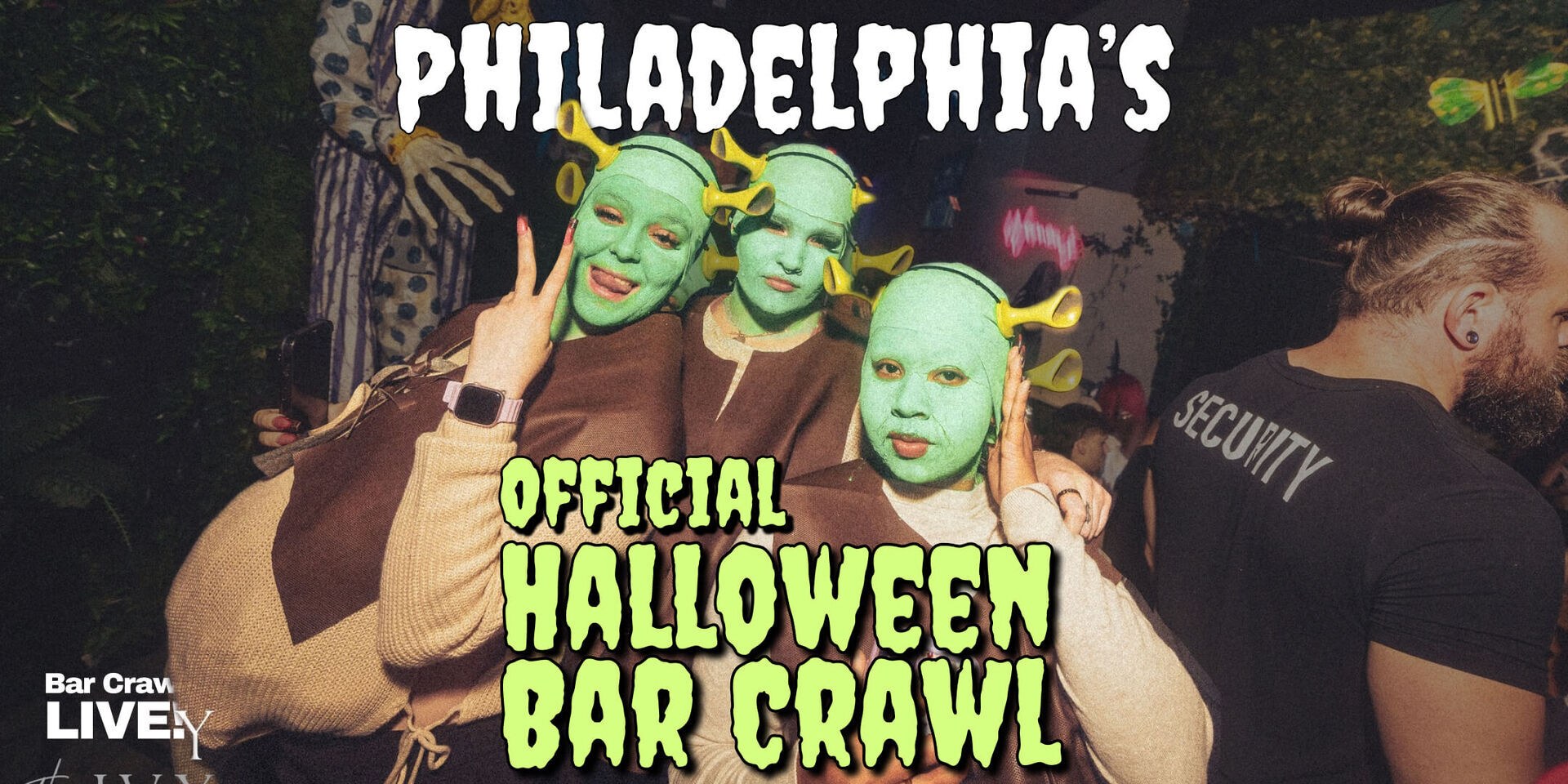 Philly Official Halloween Bar Crawl — Voyeur Nightclub · Sat Oct 31