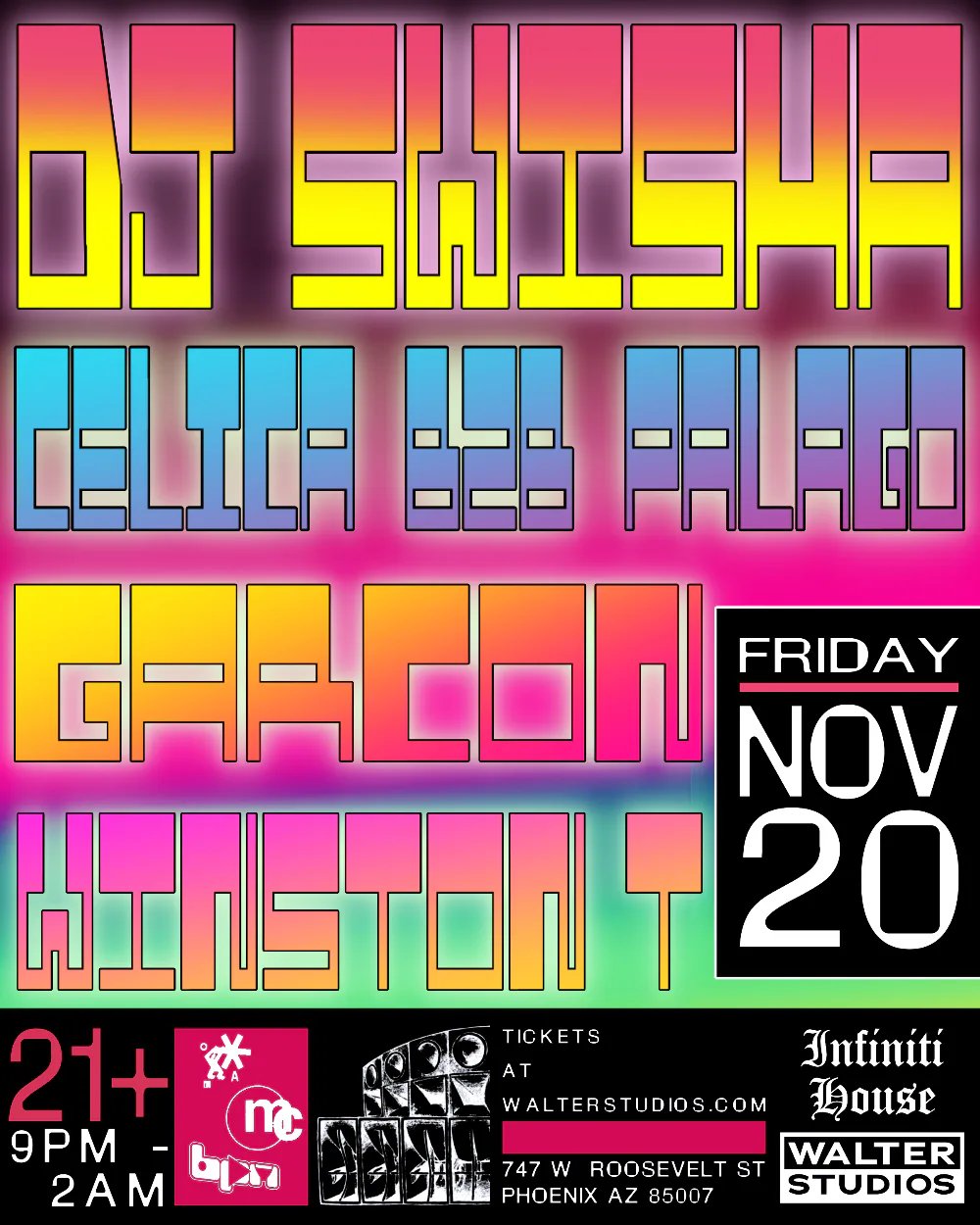 DJ Swisha — Walter Studios · Fri Nov 20