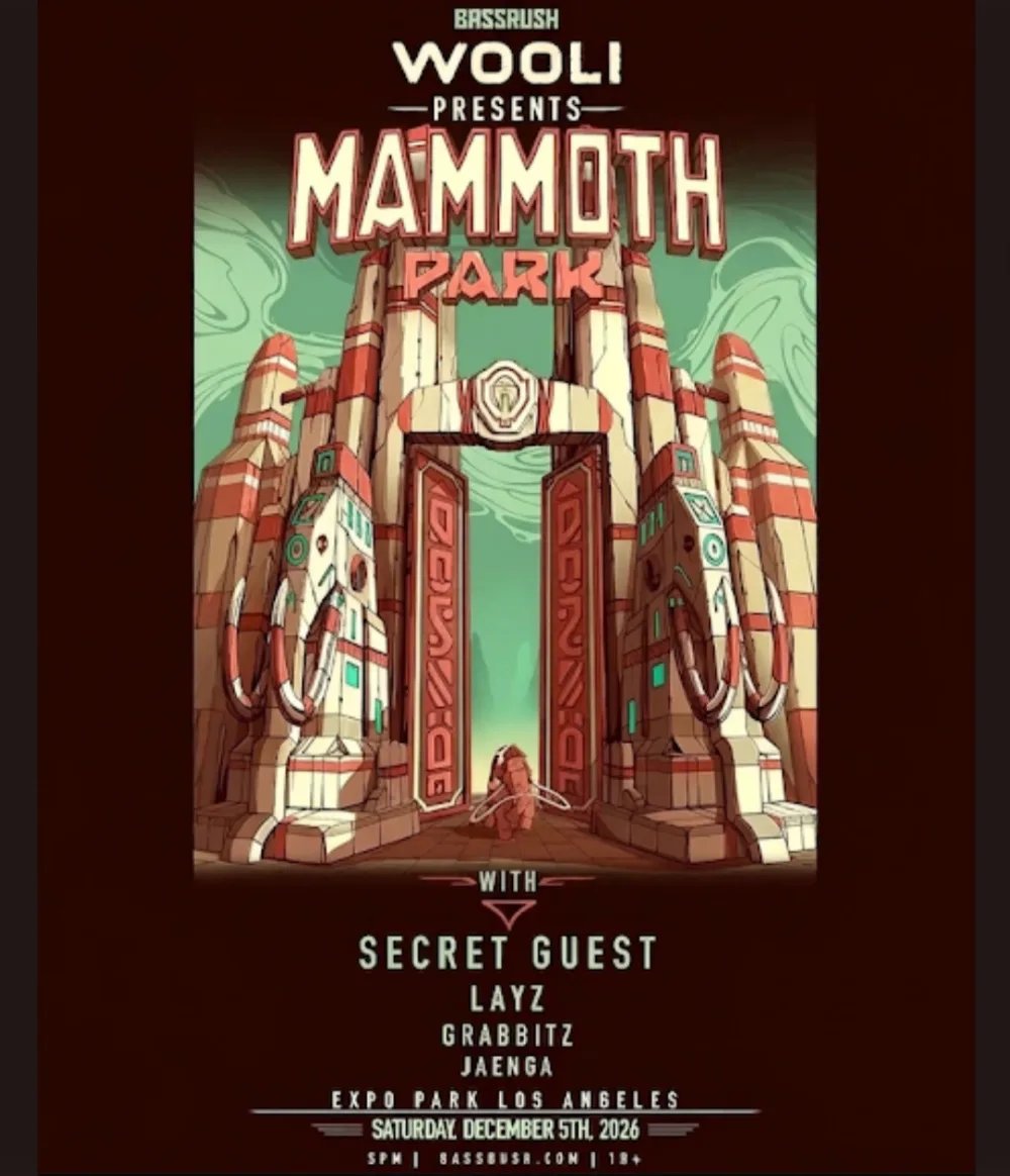 MAMMOTH PARK: Wooli, Special Guest, LAYZ, Grabbitz, Jaenga — Exposition Park · Sat Dec 5