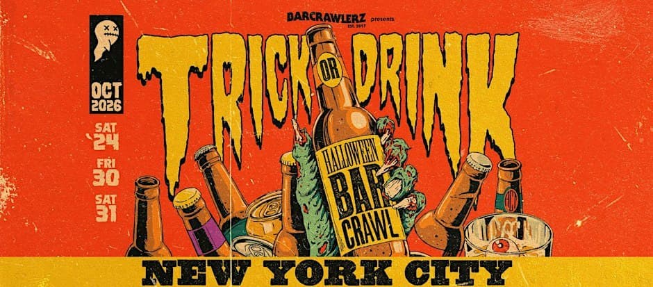 Trick or Drink NYC Halloween Bar Crawl — East Village · Oct 24, 30 & 31