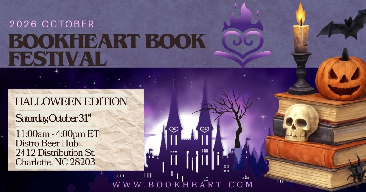BookHeart Book Festival — Halloween Edition — Distro Beer Hub · Sat Oct 31