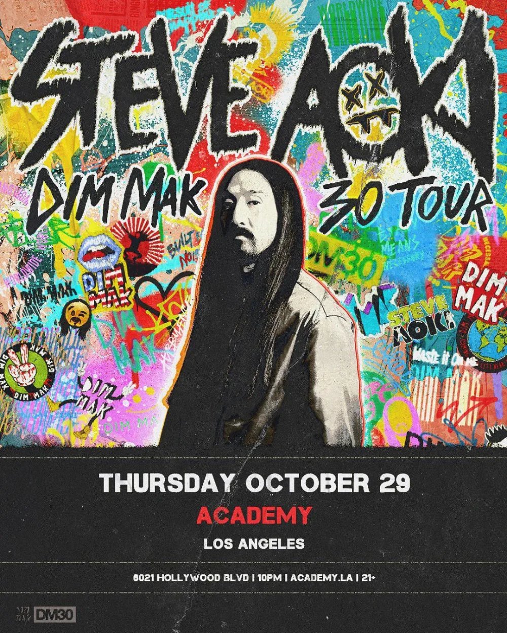 Steve Aoki — Academy LA · Thu Oct 29
