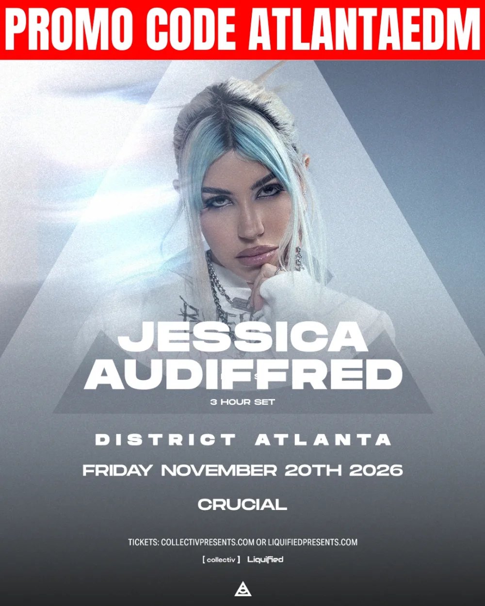 Jessica Audiffred, Crucial.wav — District Atlanta · Fri Nov 20