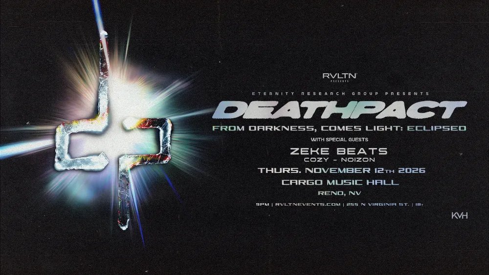 From Darkness, Comes Light: Deathpact, ZEKE BEATS — Cargo Concert Hall · Thu Nov 12