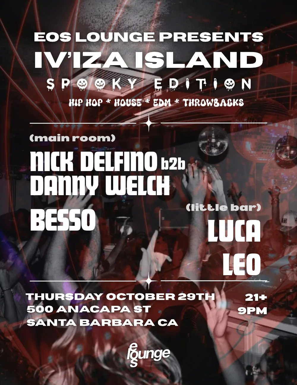 IV'IZA Island — EOS Lounge · Thu Oct 29