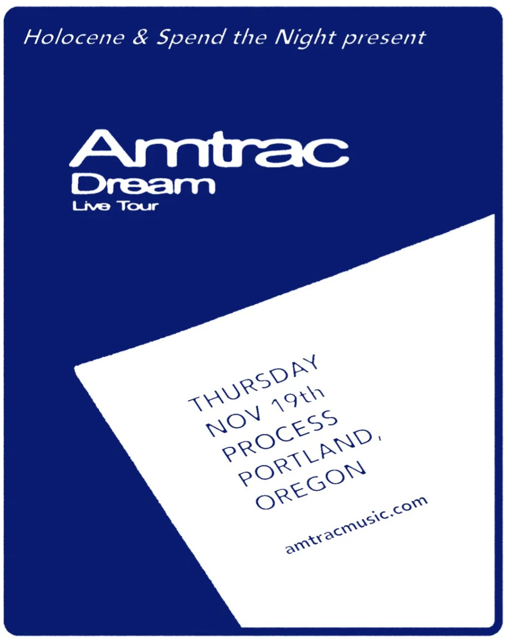 Amtrac — Process PDX · Thu Nov 19