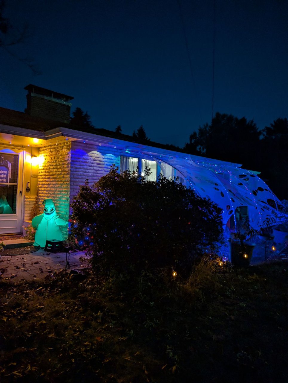 Halloween Candy Stop Drive By light Display