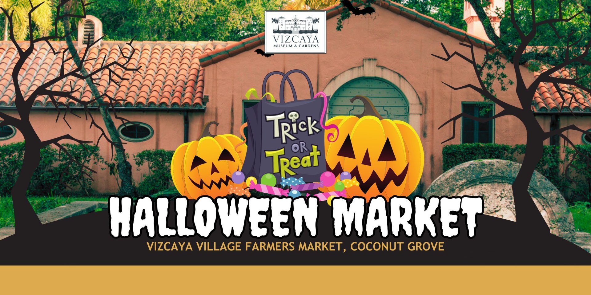 Vizcaya Village Halloween Harvest Market — Miami · Sun Oct 25 · 9:30am–2:30pm · FREE